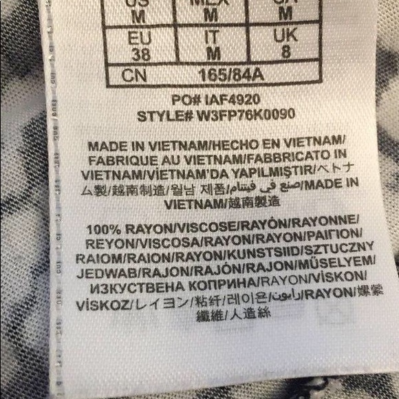 Guess Black & White Peplum Top - Picture 3 of 3